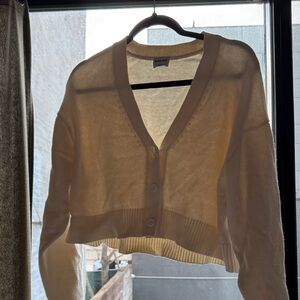 Aritzia Sunday Best Cream Cardigan Sweater